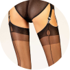 RHT Stockings with Back Seams